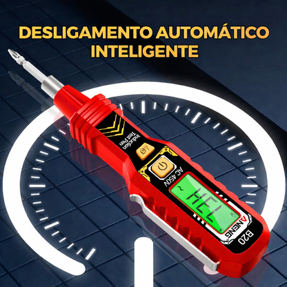 Multifunction Screwdriver + Voltmeter LCD Sem Contacto